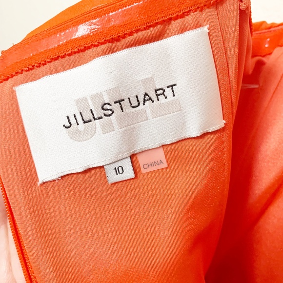 Jill Stewart | Strapless Ruched Silk Chiffon Dress - Picture 4 of 6